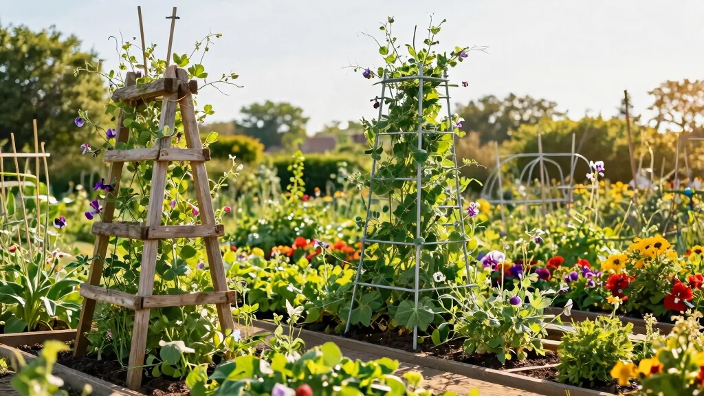 10 Pea Trellis Ideas for Quick Climbers