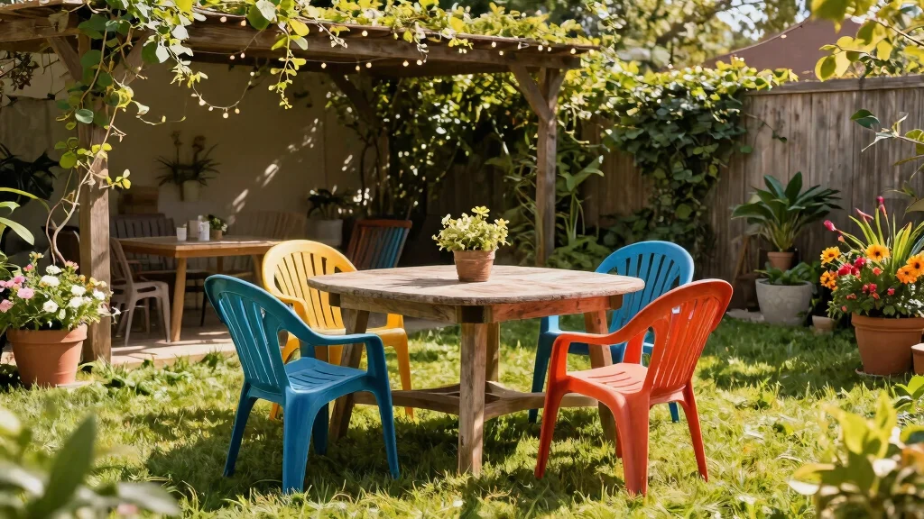 11 Eco-Friendly Patio Furniture on Grass Yards Ideas