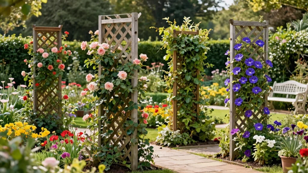 11 Lattice Trellis Ideas Patterned to Elevate Your Vertical Gardening