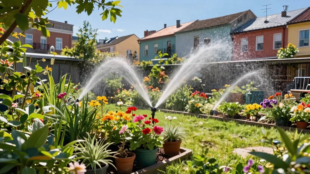 12 Above Ground Sprinkler Systems Easy for Urban Gardens