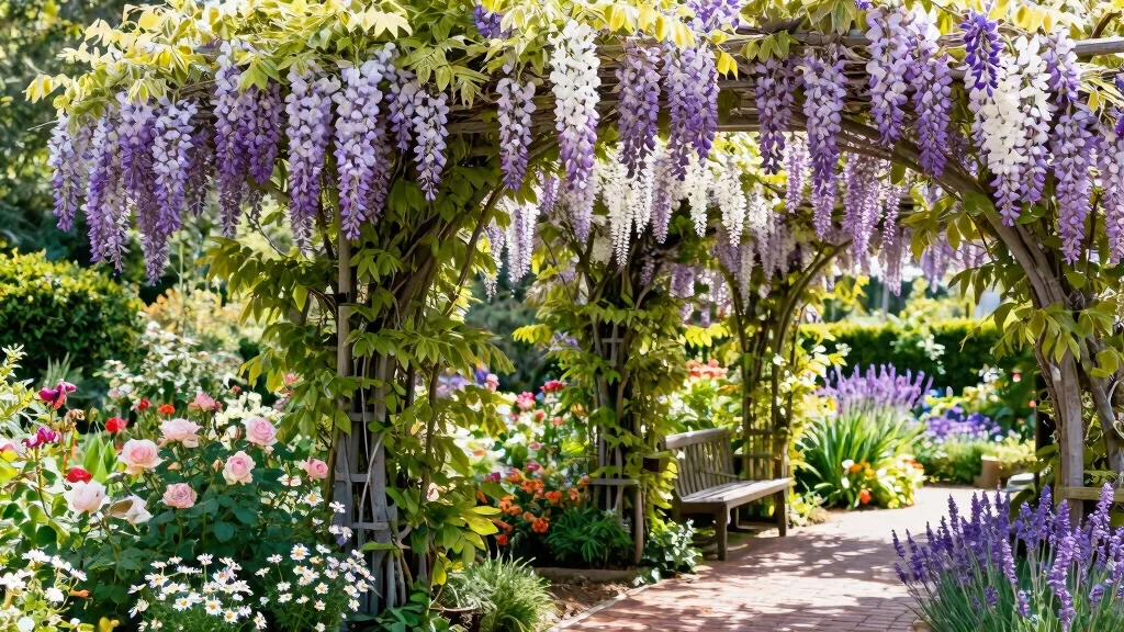 12 Wisteria Trellis Ideas Cascading Blooms
