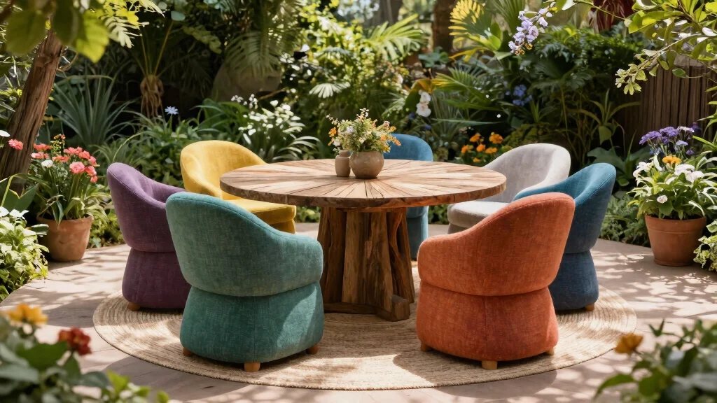 13 Circular Patio Furniture Ideas for Sustainable Outdoor Spaces
