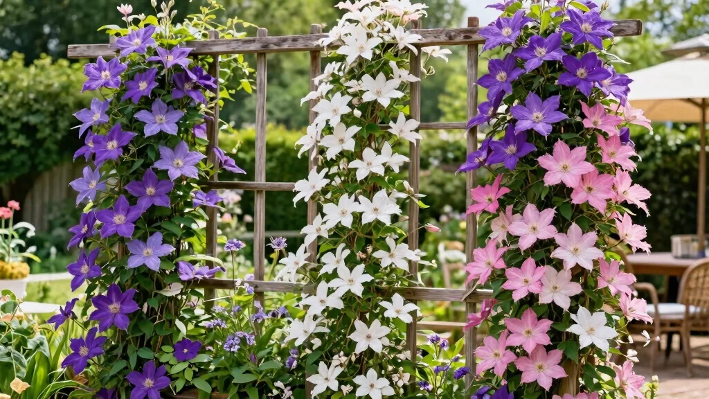 13 Clematis Trellis Concepts Flowering Vines