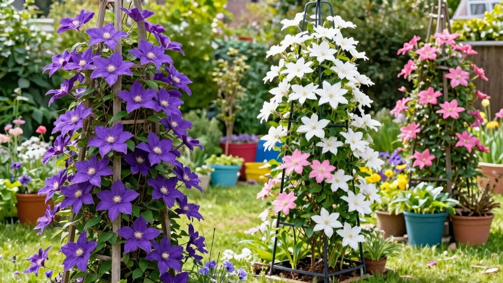 13 Clematis Trellis Ideas for Vertical Gardening in Small Spaces