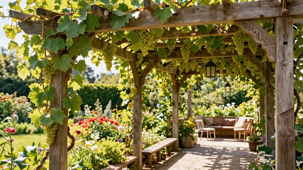 14 Grape Trellis Ideas for Stunning Pergola Designs