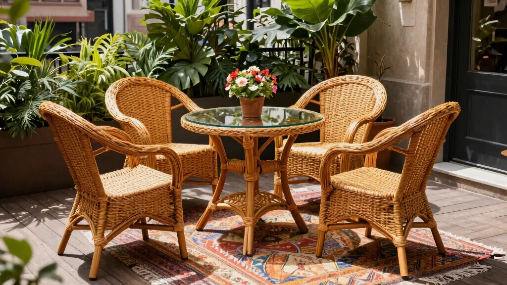 15 Vintage Wicker Patio Furniture Ideas for Urban Spaces